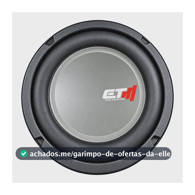 Auto Falante Para Grave Sub Ew 6 Pol Etm 125w Rms 4 Ohms