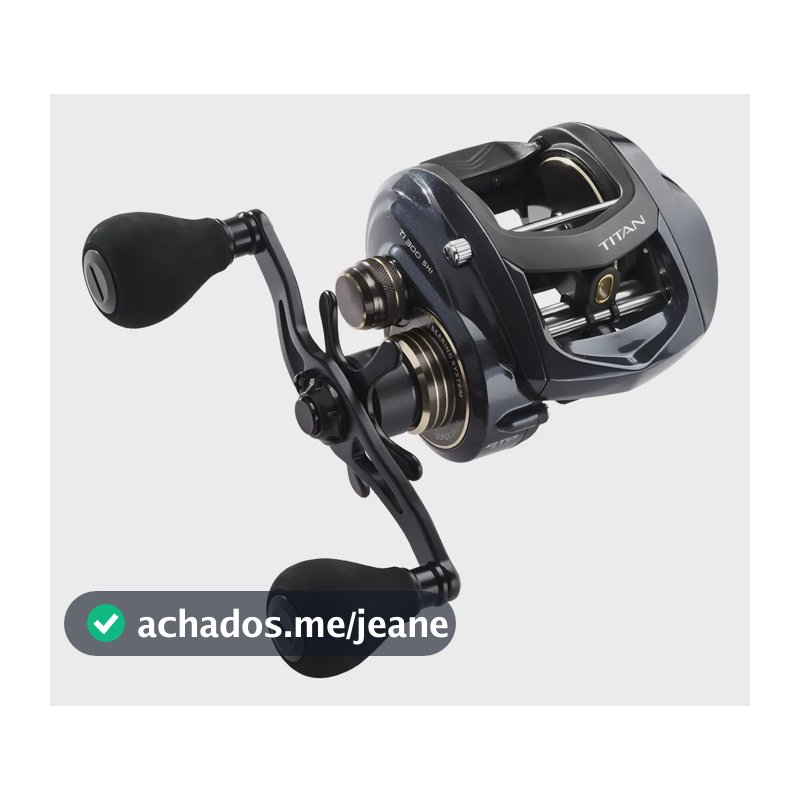 Carretilha De Pesca Marine Sports Nova Titan 300 Drag 12kg Cor Azul-night Lado Da Manivela Esquerdo