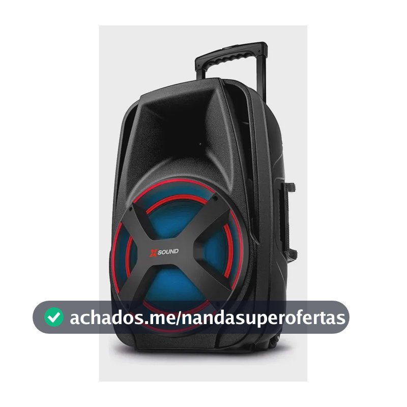 Caixa de Som Amplificada Mondial CM-650-N Preto Bivolt