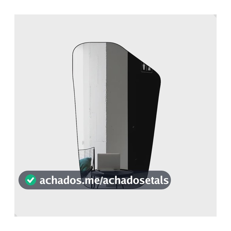 Espelho Orgânico Decorativo Grande Pinterest 60x110 Texas Moldura Caramelo
