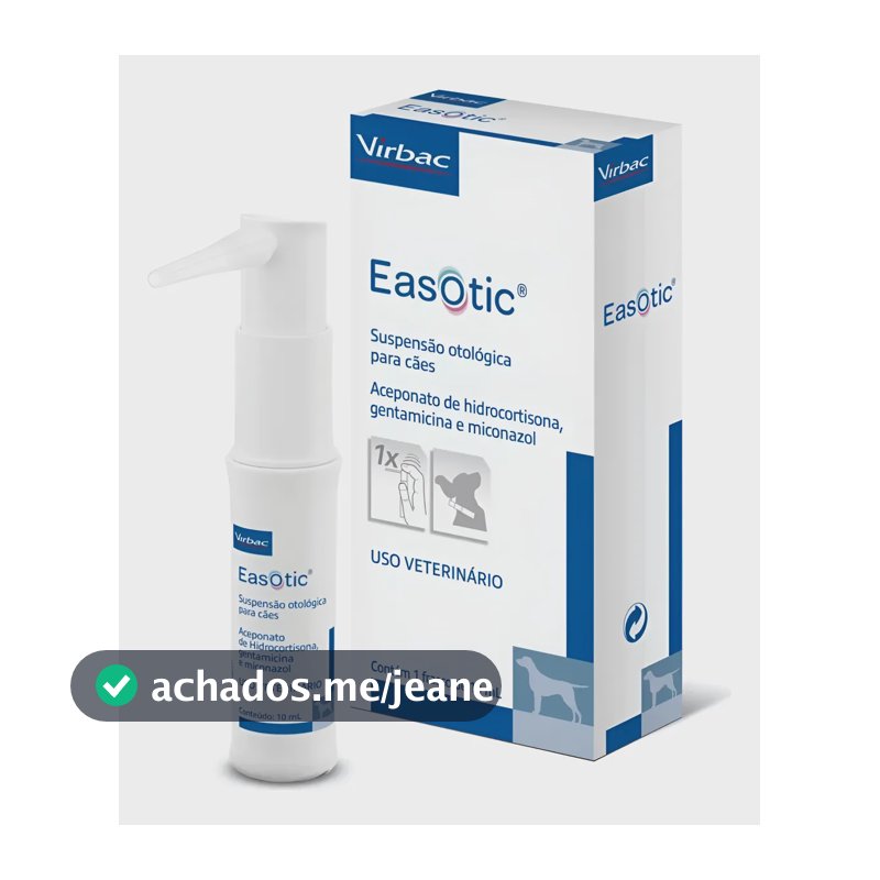 Easotic Solução De Tratamento Otológico 10ml - Cães E Gatos