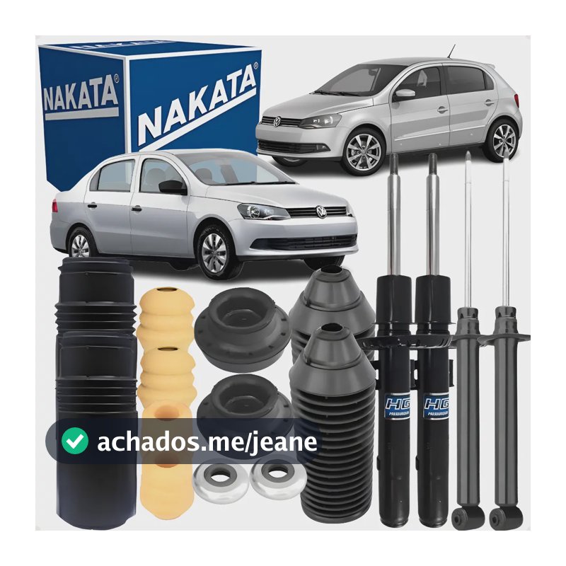 4 Amortecedores  + Kit Completo Gol Voyage G5 G6 G7 2008/21