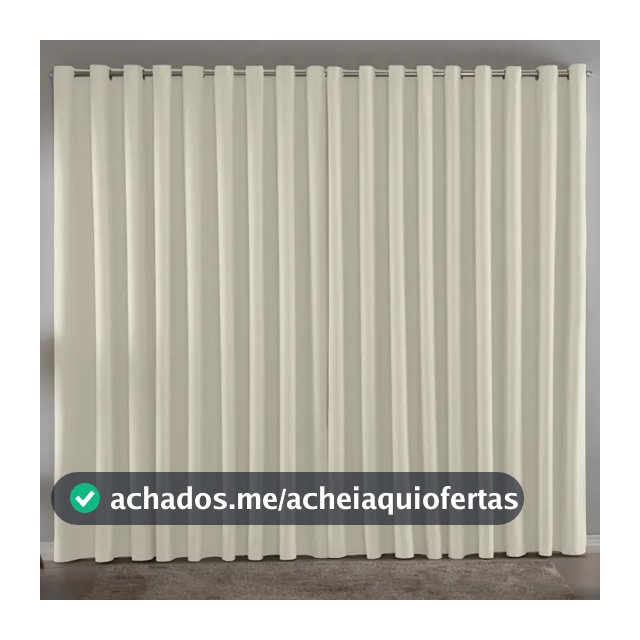 Cortina Blackout Em Tecido 3x2,80 100% Corta Luz Veda Calor