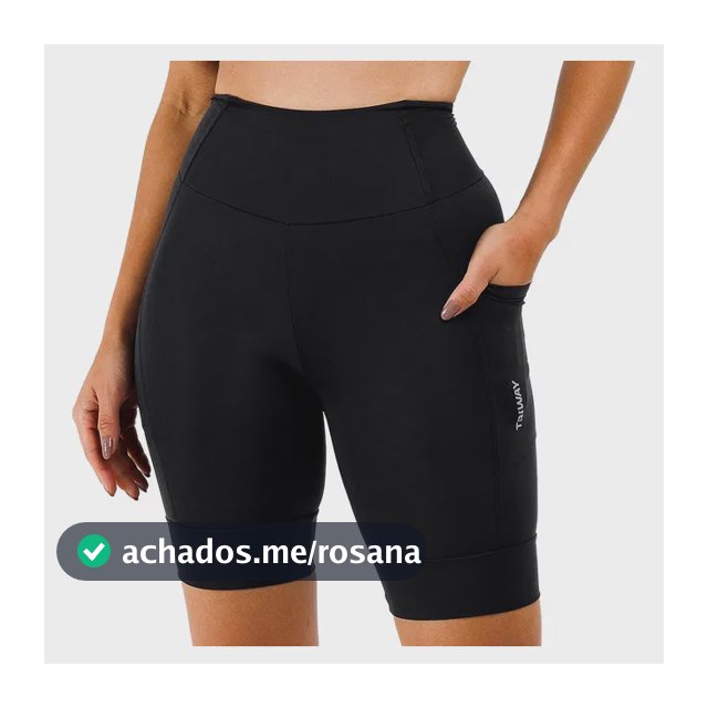 Bermuda Compressão Feminina Academia Corrida Bolso Triway