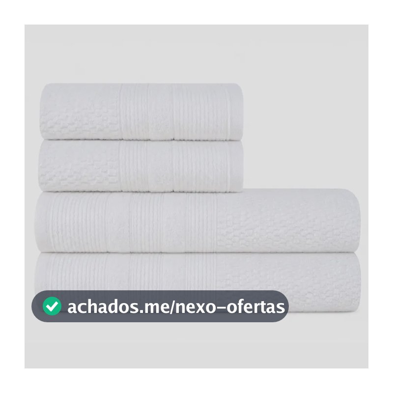 Jogo De Toalha De Banho E Rosto Buddemeyer Luar Kit Com 4