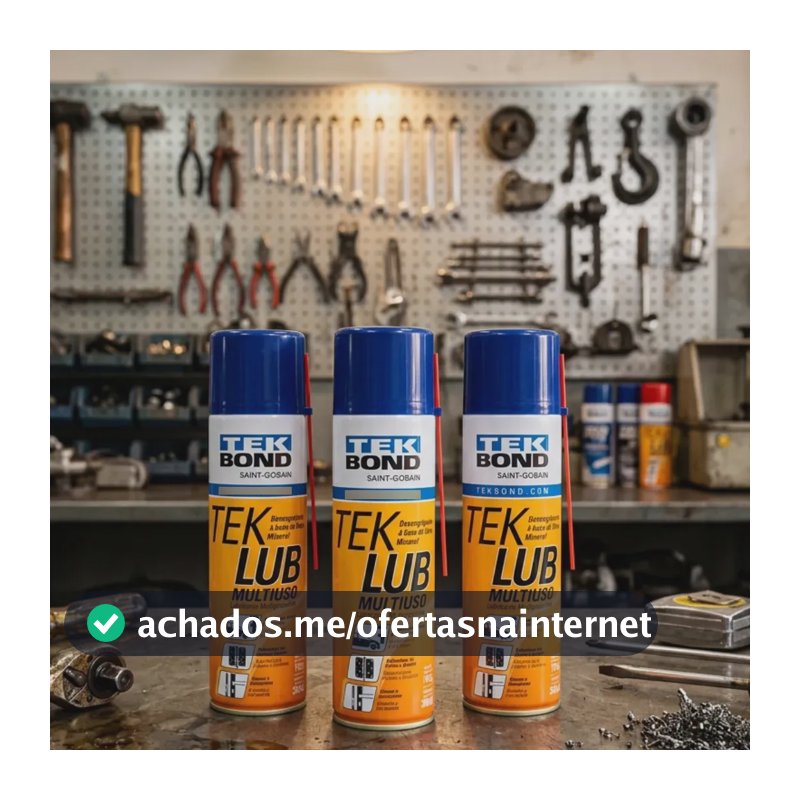 Kit 3uni Óleo Desengripante Spray 300ml Multiuso - Tekbond Não Se Aplica