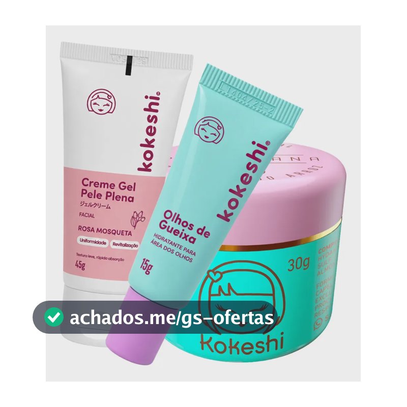 Kit Kokeshi Pele De Porcelana + Olhos De Gueixa + Pele Plena