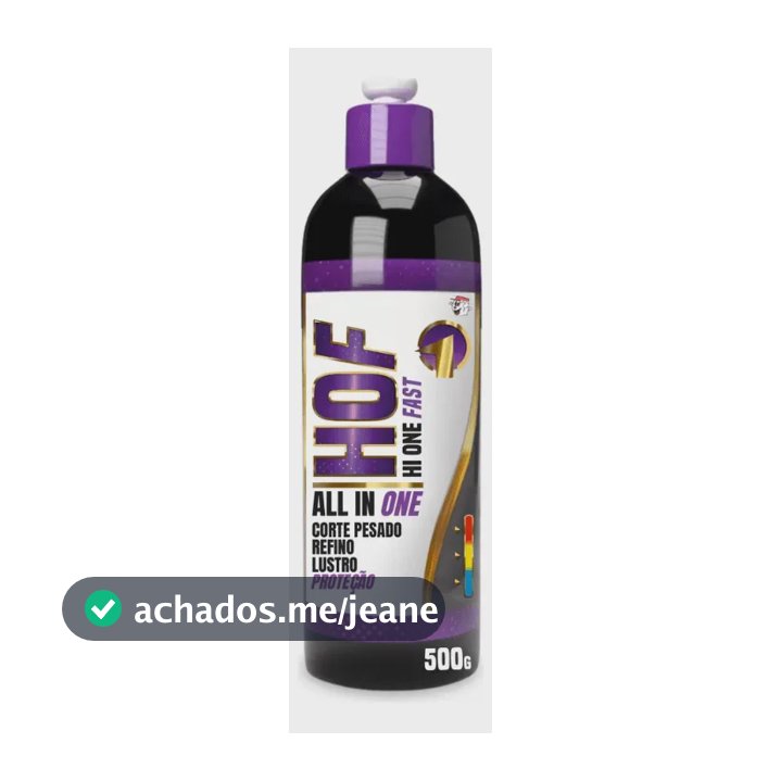 Composto Polidor Automotivo Lincoln Estética Automotiva Hof 500g 4 em 1 para Corte, Refino, Polimento e Selagem