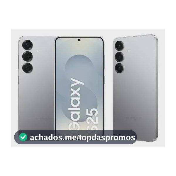 Samsung Galaxy S25 5G, 256GB, 12GB, Câmera Tripla - Prata