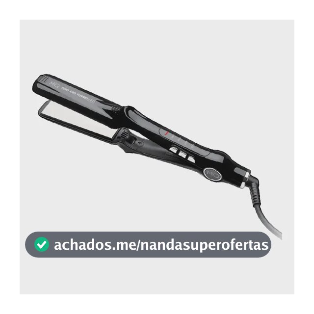 Chapinha Profissional MQ Pro 480 Turbo Cor Black E Detalhes Silver