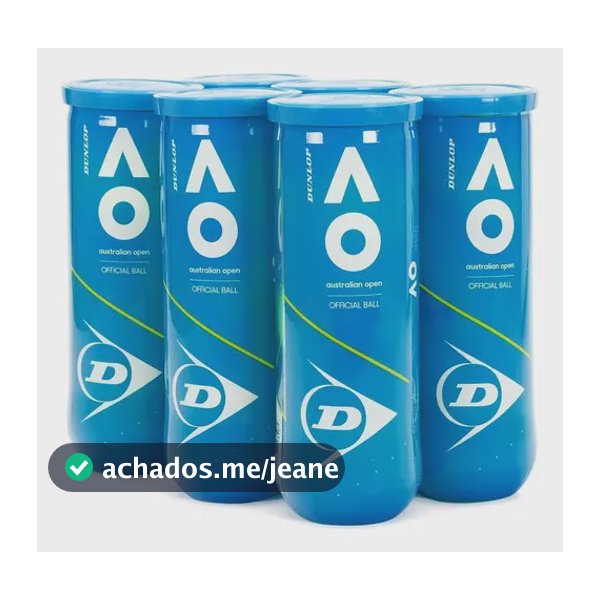 Bola De Tênis Dunlop Australian Open Pack C/6 Tubos