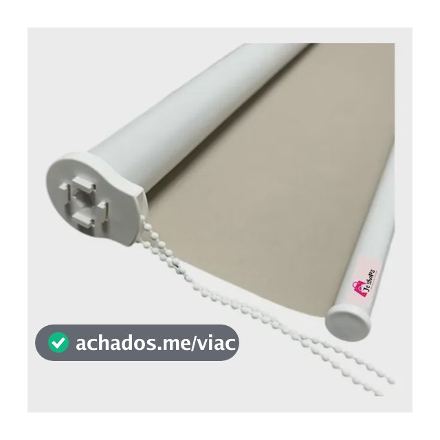 Cortina Rolo Blackout Quarto/sala 1,60x1,60 0% Luz