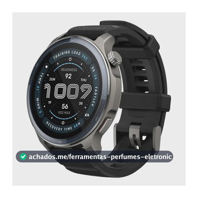 Relógio Inteligente Amazfit Balance 2 Amoled Gps Wifi 10atm Cinza Mesh Preto