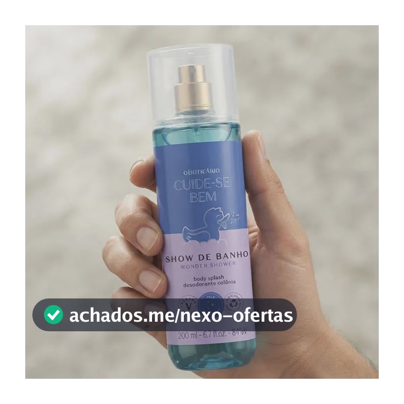 Body Splash Desodorante Colônia Cuide-se Bem Show de Banho 200ml