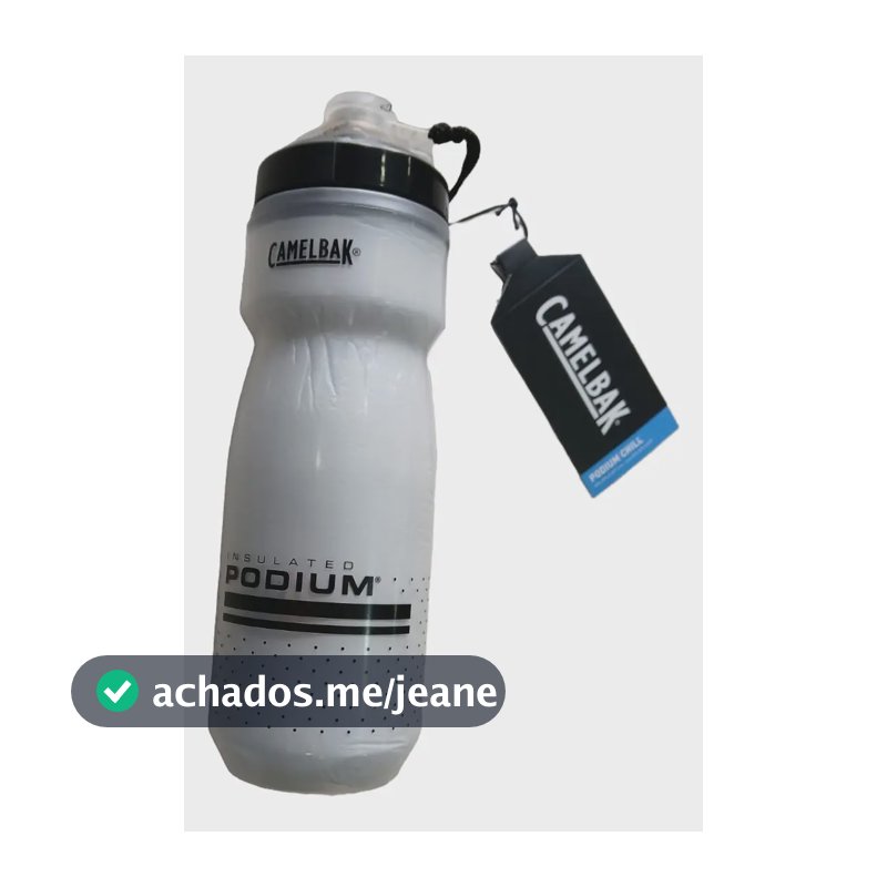 Garrafa  Camelbak Podium  Chill620 Ml Bike Academia Fitness Branco