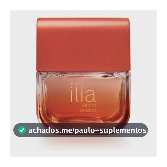 Ilía Jardim Secreto Natura Deo Parfum Feminino Original 50ml