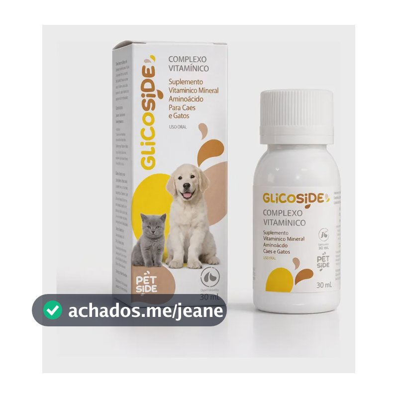 Suplemento Pet Aumenta Apetite Energia - Glicoside 60ml
