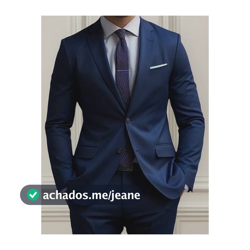 Ternos Italiano Slim, Promoção Imperdível Todas As Cores !! Azul-marinho 46 / Calça 40