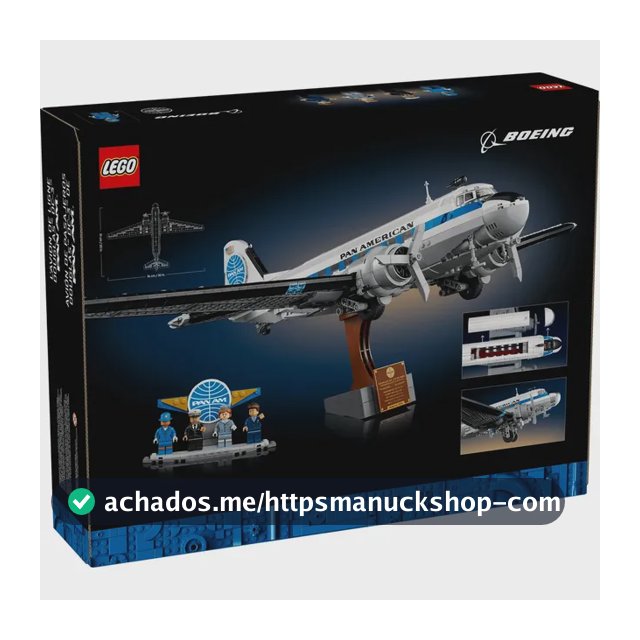 Lego 11378 Douglas Dc-3 Pan Am Airliner - Avião Comercial 1903