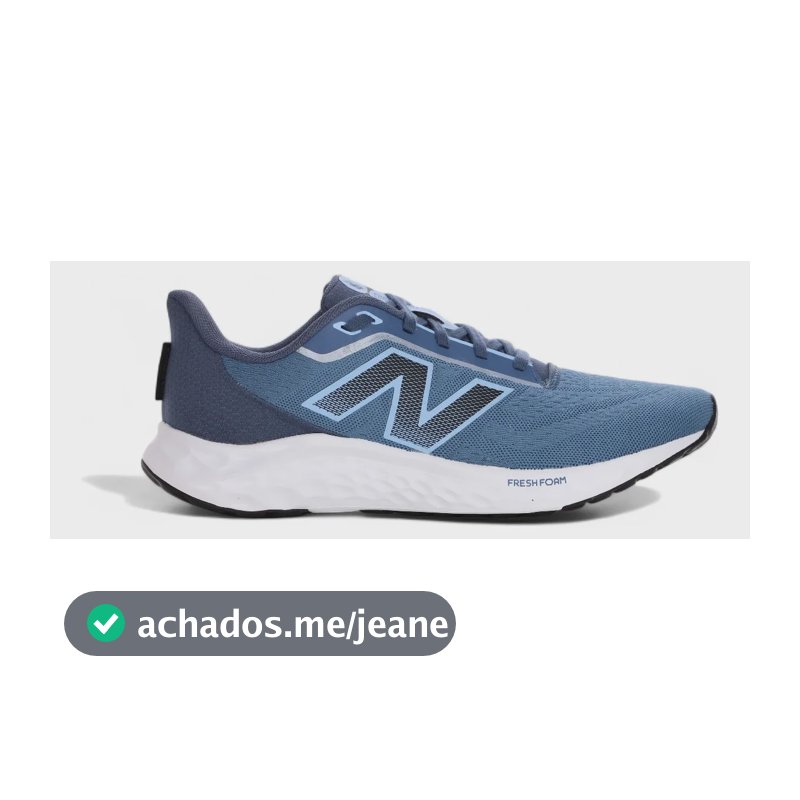 Tênis New Balance Fresh Foam Arishi V4 Respirável Durável Azul 41 Br