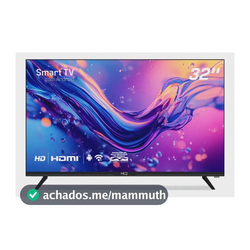 Smart Tv Hq 32 Hd Android 12 Design Slim Hqs32nkhm