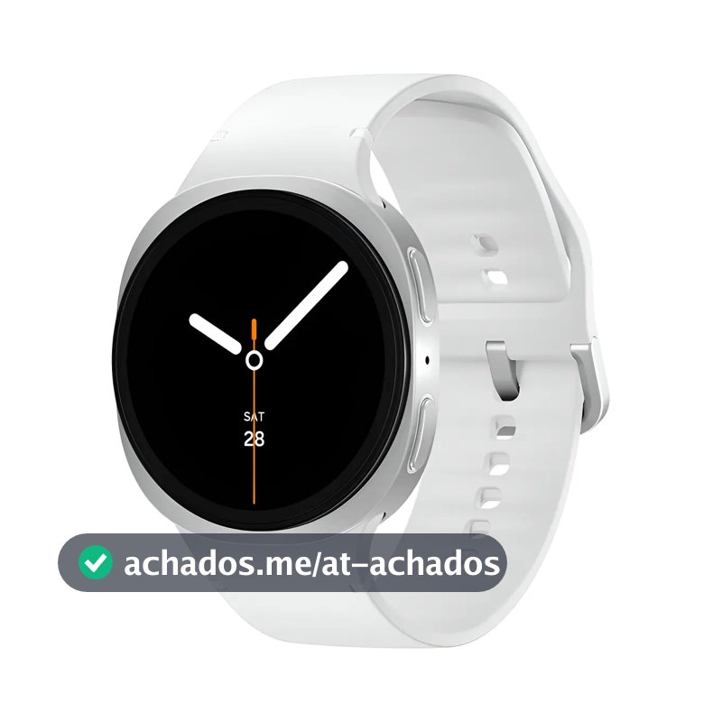 Samsung Galaxy Watch8 Smartwatch 40mm Lte, Galaxy Ai Caixa Prata Pulseira Prata Bisel Prata