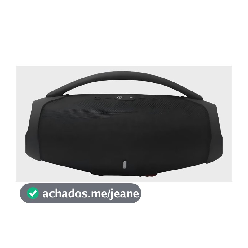 Caixa De Som Boombox Extreme Bluetooth Preta Portátil Preto 127/220v