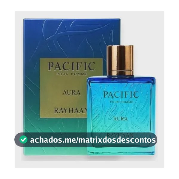 Perfume Árabe Rayhaan Pacific Aura Eau De Parfum 100 Ml