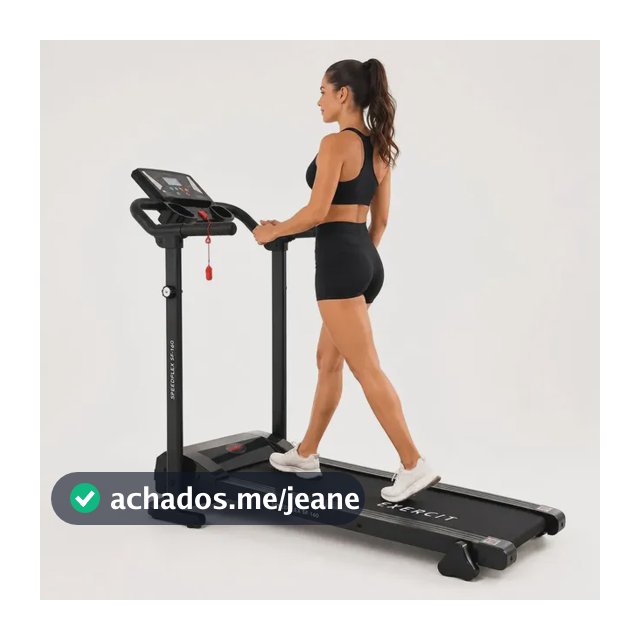 Esteira Ergométrica Exercit Modelo Speed Flex Sf-160 Cor Pre