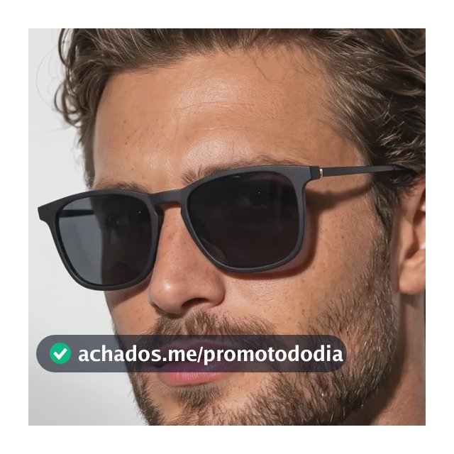 Óculos De Sol Quadrado Masculino Feminino Proteção Uv400