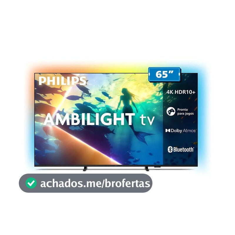 Smart Tv Lcd Led 65 Philips 65pug8100/78 4k Uhd Wi-fi + Blu