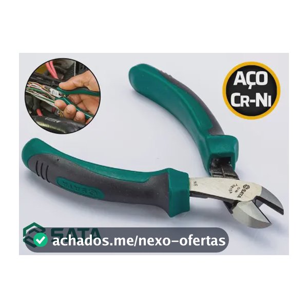 Alicate Corte Diagonal Isolado 4 Pol Sata St70615ast