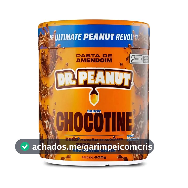 Pasta de amendoim Dr. Peanut Gourmet sabor Chocottine x 600g