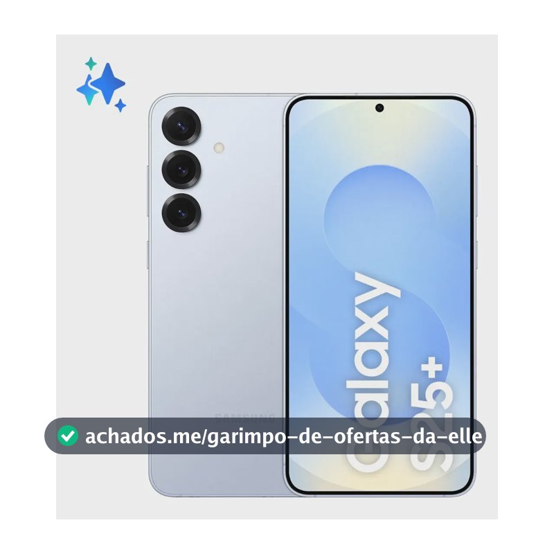 Samsung Galaxy S25+ 5g, 256gb, 12gb, Câmera Tripla - Azul