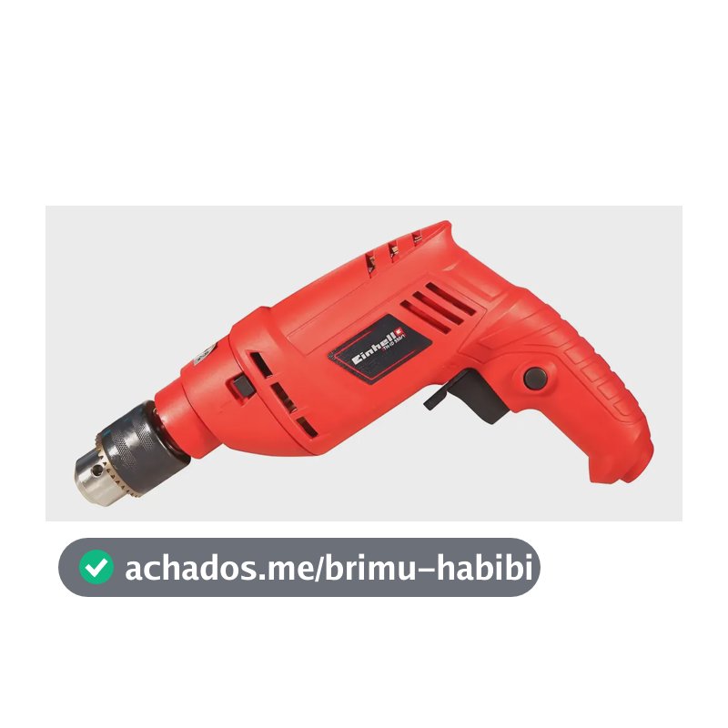 Furadeira De Impacto Einhell Profissional Madeira Metal 550w Vermelho 127v