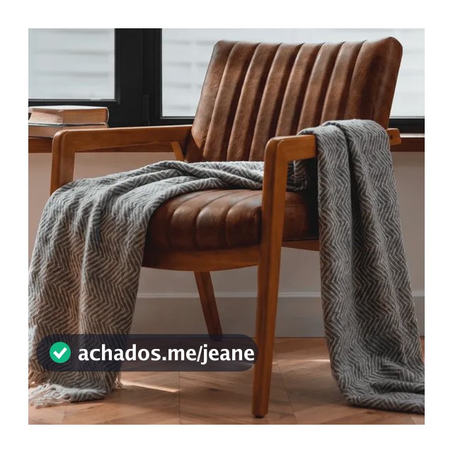Conjunto 2 Poltronas Uxuá Rústica Corino Marrom Envelhecido Marrom Envelhecido