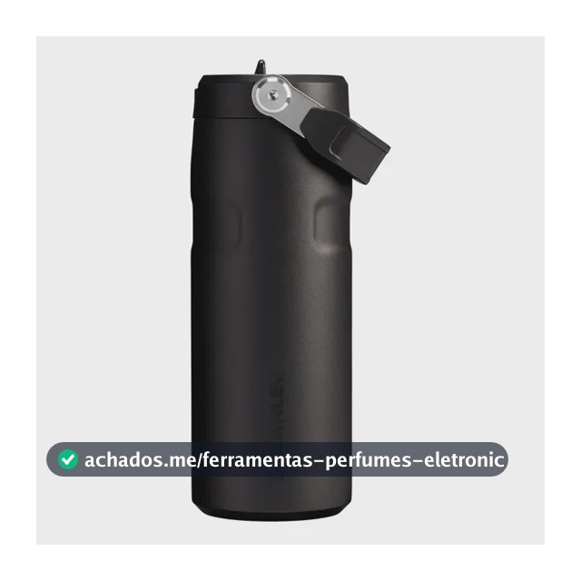 Garrafa Térmica Stanley Aerolight Flip Straw Black 473ml