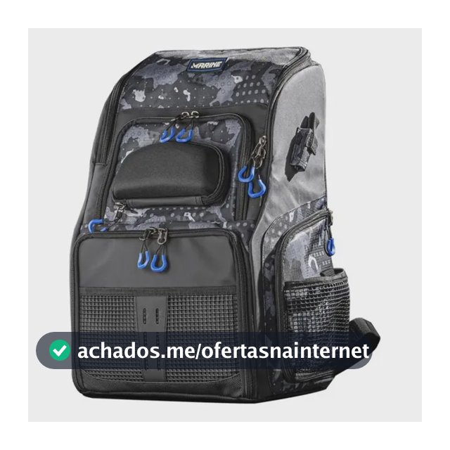 Mochila De Pesca Marine M-mp20c Com 4 Caixas