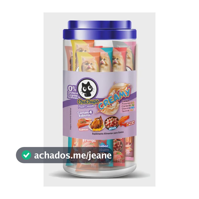 Petisco Para Gatos Gatex Chuchups Sabores Mistos Pote 24 Un