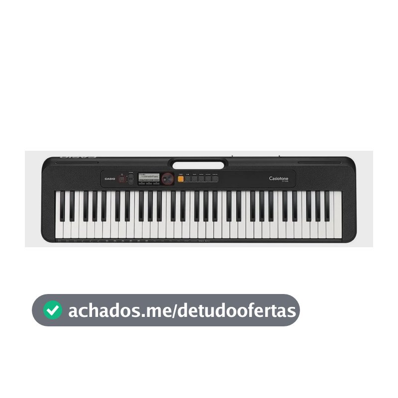 Teclado musical Casio Casiotone CT-S200 61 teclas preto