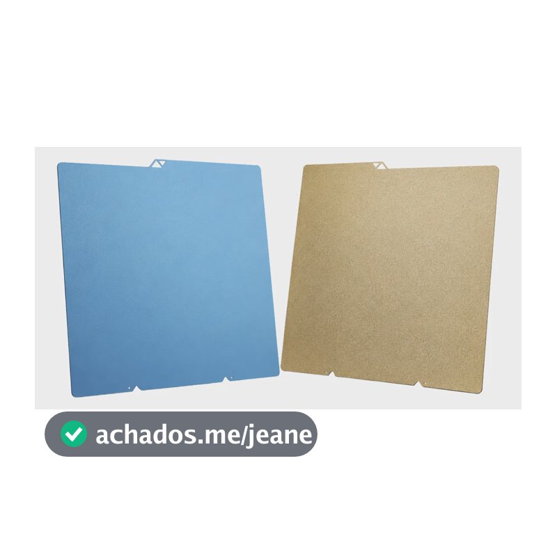 Placa Impressao Anycubic Kobra X/s1 Pei Ou Fria Dupla Face Placa Fria Azul Dupla Face