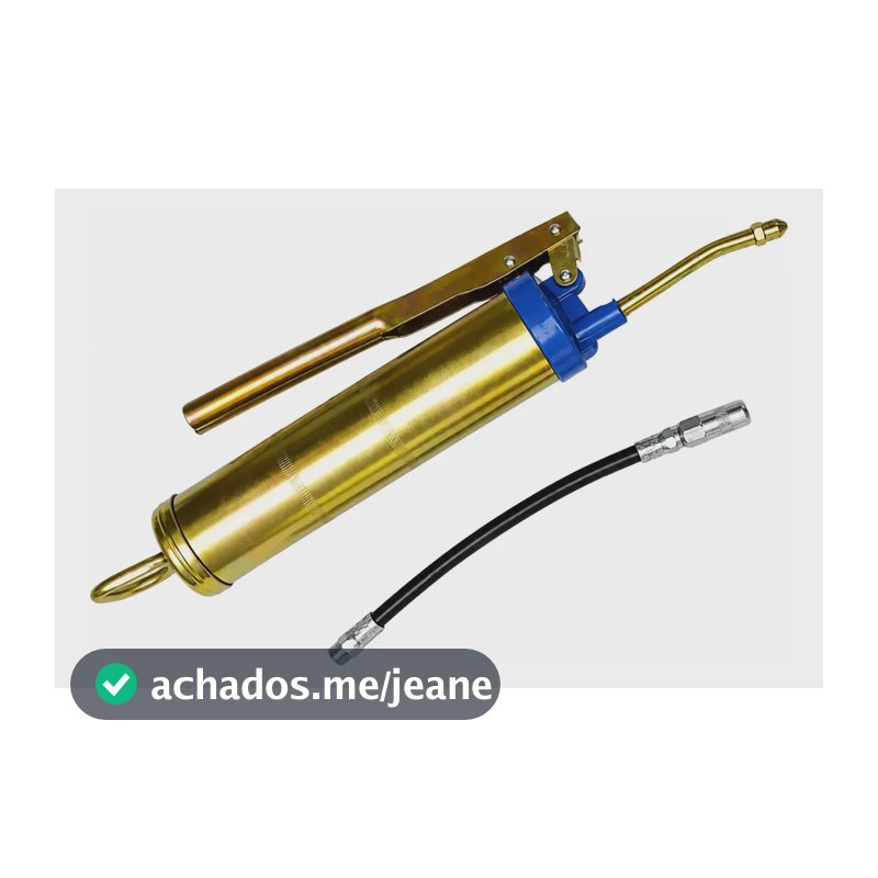 Bomba Manual Engraxadeira 400 Gramas C/ 2 Extensão + 2 Bicos