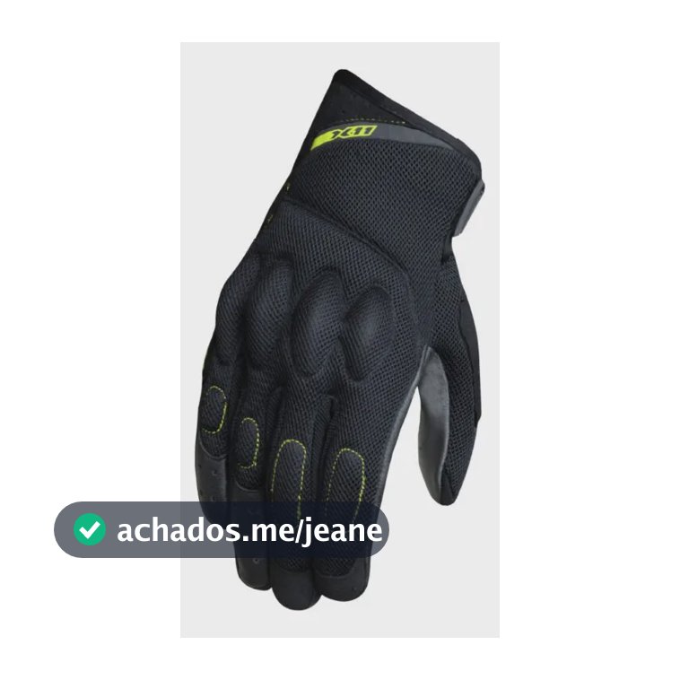 Luva Moto X11 Nitro Air Verde Touchscreen Urbano Ventilada Tamanho P