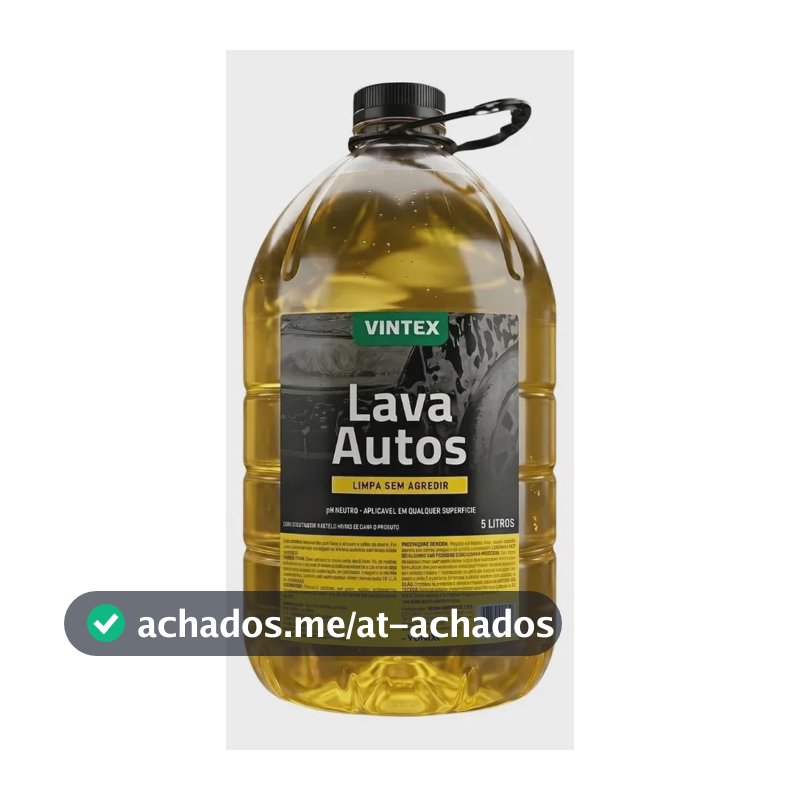 Lava Autos Vintex Vonixx 5l Shampoo Automotivo Ph Neutro