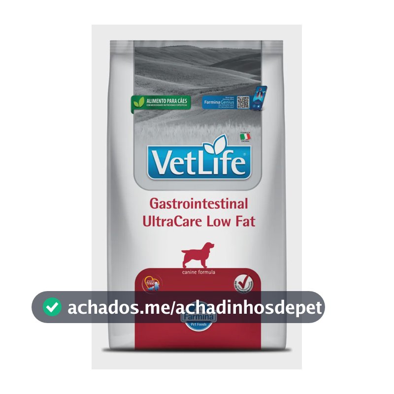 Ração Vet Life Nat Can Adulto Ultracare Low Fat 10,1kg