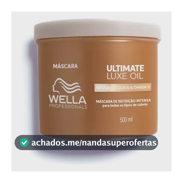 Máscara Wella Professionals Ultimate Luxe Oil 500ml