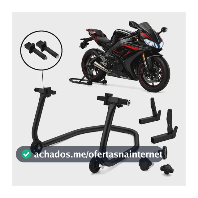 Cavalete Traseiro Motos Universal Com Ou Sem Slider Balança