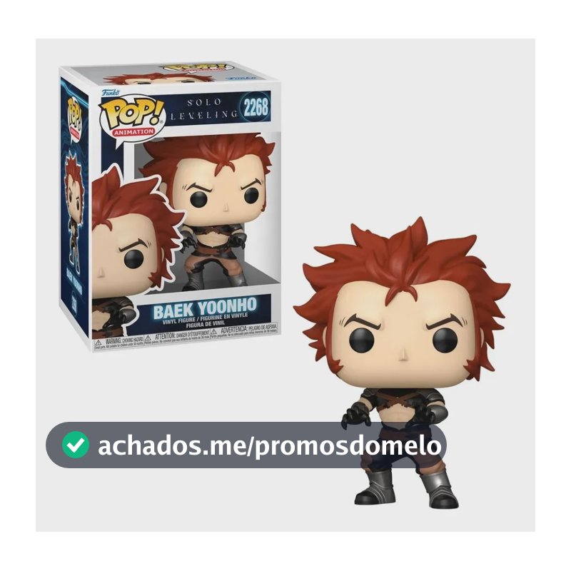 Boneco Funko Pop! Solo Leveling - Baek Yoonho