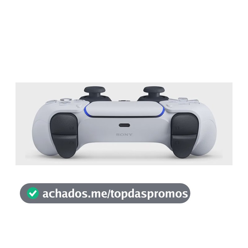 Controle Sony Dualsense Sem Fio White Ps5