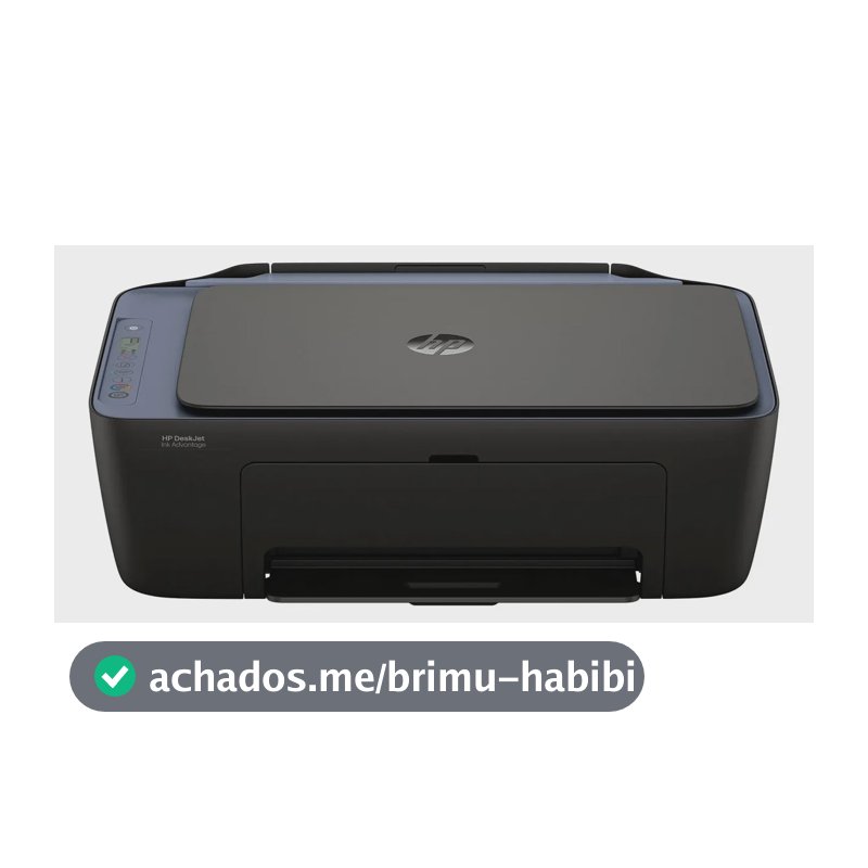 Impressora Multifuncional HP DeskJet Ink Advantage 2975 Colorida 1 USB 2.0 de alta velocidade Wi-Fi de banda dupla - 100 a 240 VCA - AJ4Y4A#AK4